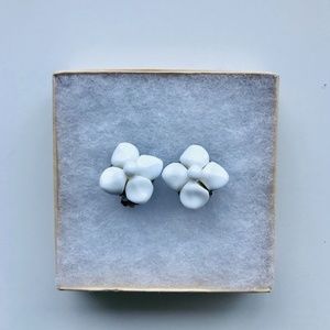 Vintage Beaded Clip-On Earrings